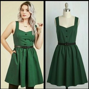 Modcloth Biking Through Brussels A-Line Dress